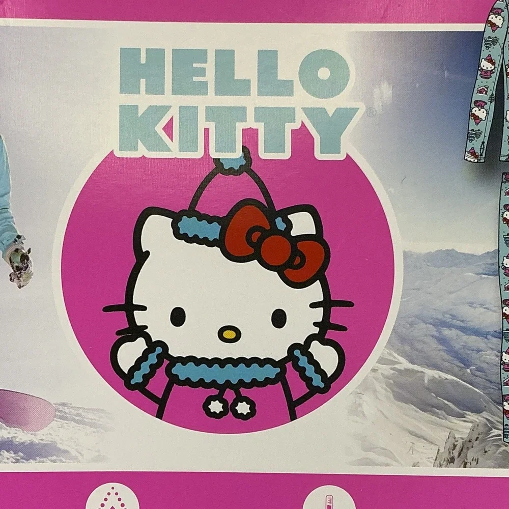 Hello Kitty‎ Girls Thermal Set Base Layer Warm Essentials Cuddl Duds LG NEW